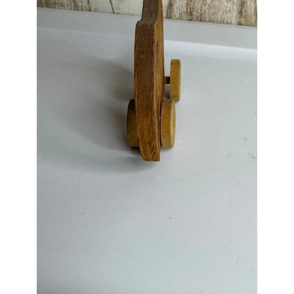 Vintage Wooden Elephant Toy Louisville Ohio Handcrafted‎ Folk Art